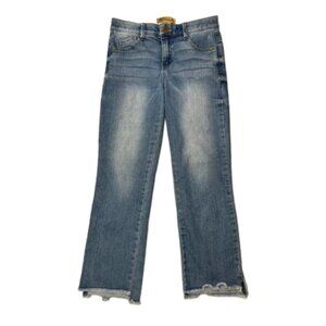 2/$30 Democracy "Ab" Technology Frayed Hem Jeans Size 2 #2300